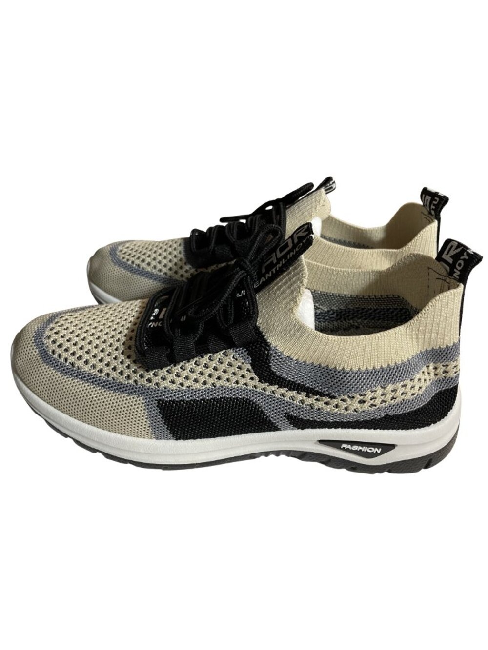 Premium Women's Lightweight Knit Athletic Sneakers - Slip-On Walking Shoes